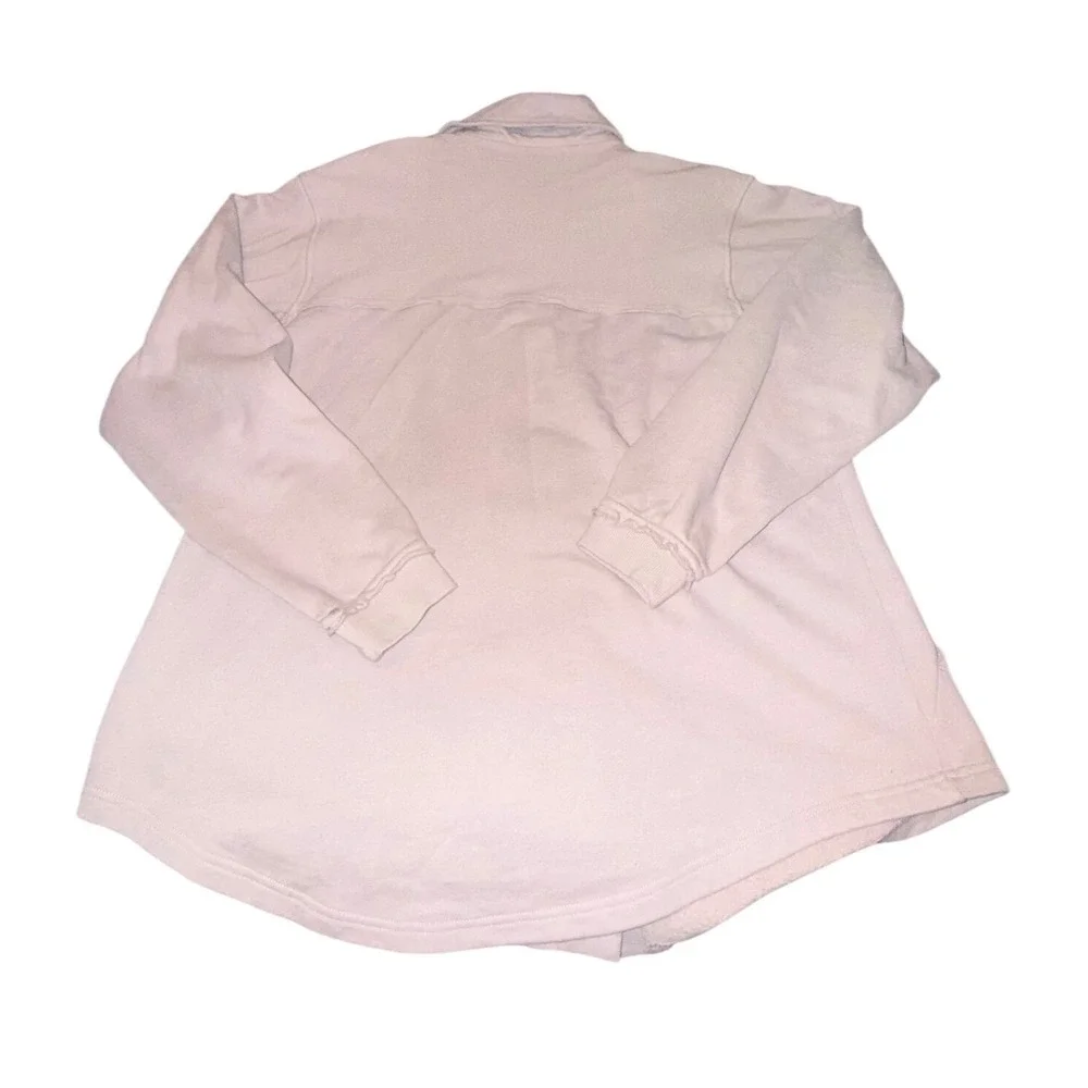 Gentle Fawn Women Pink Knit Button Down Shacket Shirt‎ Jacket Size M Collared